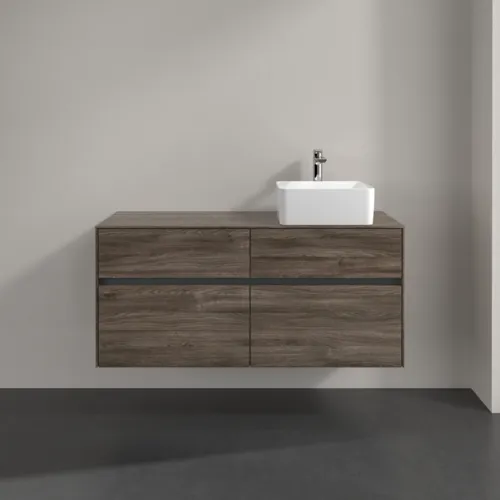 VILLEROY BOCH Toaletní skříňka Collaro, 4 výsuvy, 1200 x 548 x 500 mm, dub kamenný #C04300RK, obrázek 3