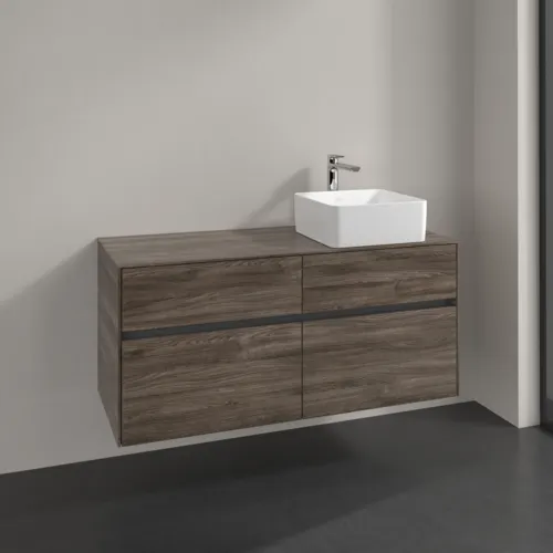 VILLEROY BOCH Toaletní skříňka Collaro, 4 výsuvy, 1200 x 548 x 500 mm, dub kamenný #C04300RK, obrázek 2