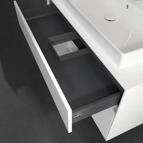 VILLEROY BOCH Collaro toaletní skříňka, 2 výsuvy, 1000 x 548 x 500 mm, bílá matná / bílá matná #C02000MS, obrázek 7