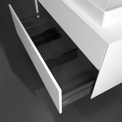 VILLEROY BOCH Collaro toaletní skříňka, 2 výsuvy, 1000 x 548 x 500 mm, bílá matná / bílá matná #C02000MS, obrázek 6