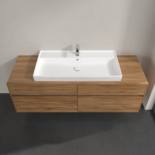 VILLEROY BOCH Toaletní skříňka Collaro, s osvětlením, 4 výsuvy, 1600 x 548 x 500 mm, dub Kansas #C031B0RH, obrázek 4