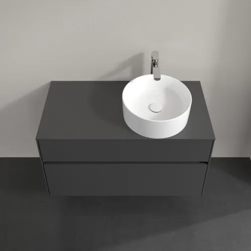VILLEROY BOCH Collaro toaletní skříňka, s osvětlením, 2 výsuvy, 1000 x 548 x 500 mm, Grafit / Grafit #C040B0VR, obrázek 4