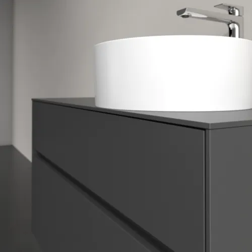 VILLEROY BOCH Collaro toaletní skříňka, s osvětlením, 2 výsuvy, 1000 x 548 x 500 mm, Grafit / Grafit #C040B0VR, obrázek 6