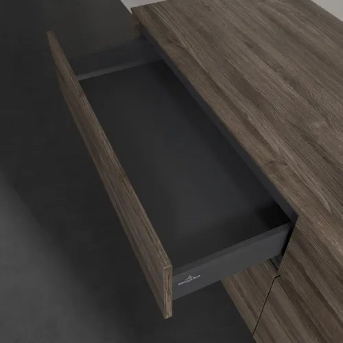 VILLEROY BOCH Umyvadlová skříňka Collaro, s osvětlením, 4 výsuvy, 1600 x 548 x 500 mm, dub kamenný #C023B0RK, obrázek 8