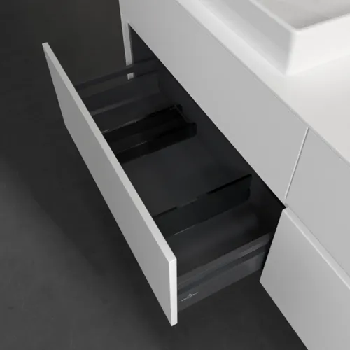 VILLEROY BOCH Toaletní skříňka Collaro, s osvětlením, 4 výsuvy, 1600 x 548 x 500 mm, bílá matná / bílá matná #C022B0MS, obrázek 7