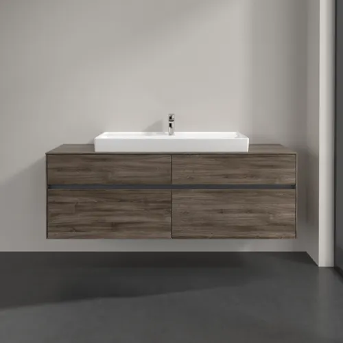 VILLEROY BOCH Umyvadlová skříňka Collaro, s osvětlením, 4 výsuvy, 1600 x 548 x 500 mm, dub kamenný #C031B0RK, obrázek 3