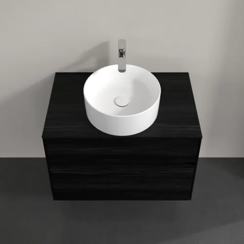 VILLEROY BOCH Toaletní skříňka Collaro, 2 výsuvy, 800 x 548 x 500 mm, černý dub / černý dub #C03700AB, obrázek 4