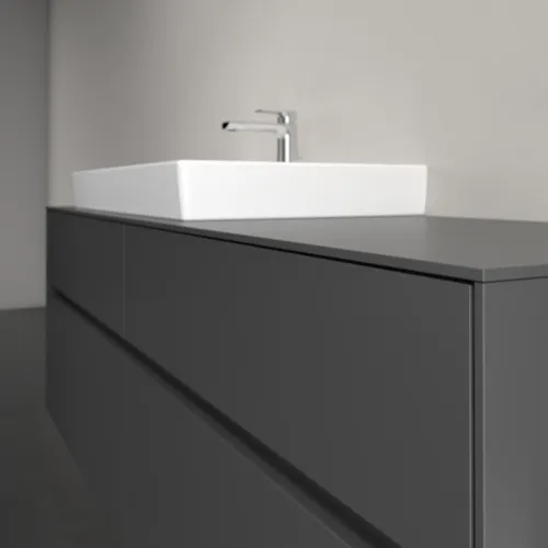 VILLEROY BOCH Toaletní skříňka Collaro, 4 výsuvy, 1600 x 548 x 500 mm, grafitová / grafitová #C02600VR, obrázek 5