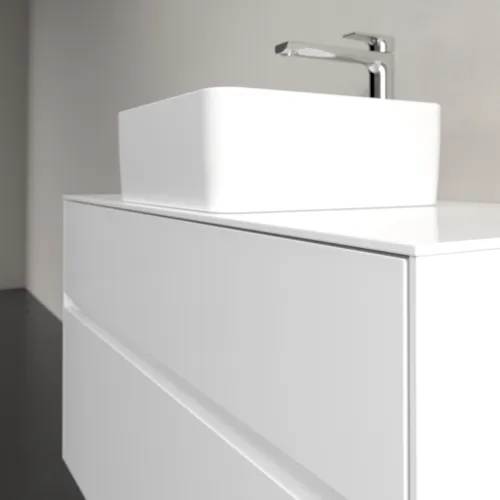 VILLEROY BOCH Umyvadlová skříňka Collaro, 2 zásuvky, 1000 x 548 x 500 mm, lesklá bílá / lesklá bílá #C03800DH, obrázek 5