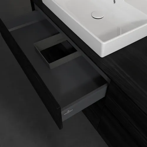 VILLEROY BOCH Toaletní skříňka Collaro, 4 výsuvy, 1600 x 548 x 500 mm, černý dub / černý dub #C02200AB, obrázek 7