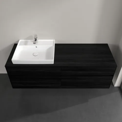 VILLEROY BOCH Toaletní skříňka Collaro, 4 výsuvy, 1600 x 548 x 500 mm, černý dub / černý dub #C02200AB, obrázek 4