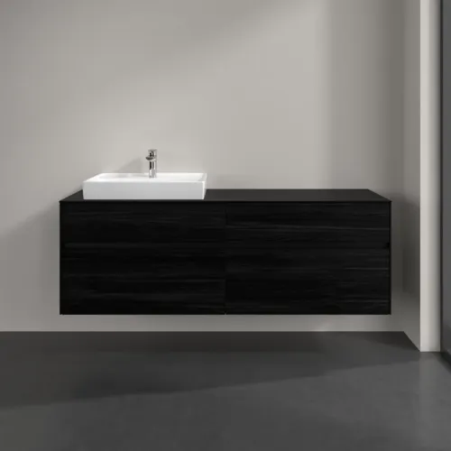 VILLEROY BOCH Toaletní skříňka Collaro, 4 výsuvy, 1600 x 548 x 500 mm, černý dub / černý dub #C02200AB, obrázek 3