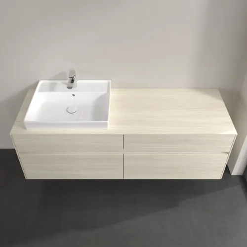 VILLEROY BOCH Toaletní skříňka Collaro, 4 výsuvy, 1600 x 548 x 500 mm, bílý dub / bílý dub #C02200AA, obrázek 4