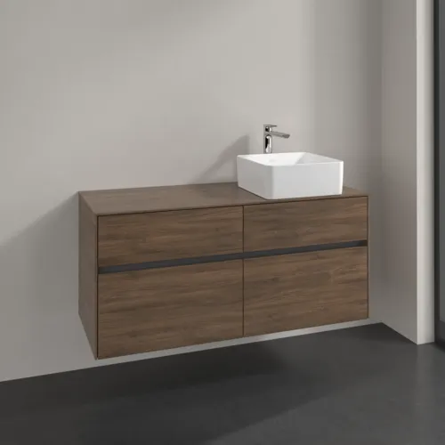 VILLEROY BOCH Toaletní skříňka Collaro, 4 výsuvy, 1200 x 548 x 500 mm, Arizona Oak / Arizona Oak #C04300VH, obrázek 2
