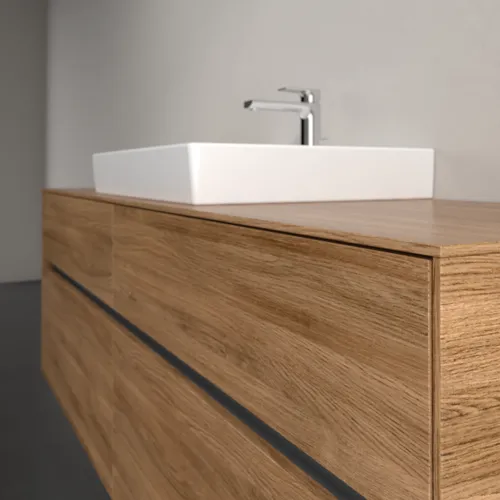 VILLEROY BOCH Toaletní skříňka Collaro, 4 výsuvy, 1600 x 548 x 500 mm, dub Kansas #C02500RH, obrázek 5