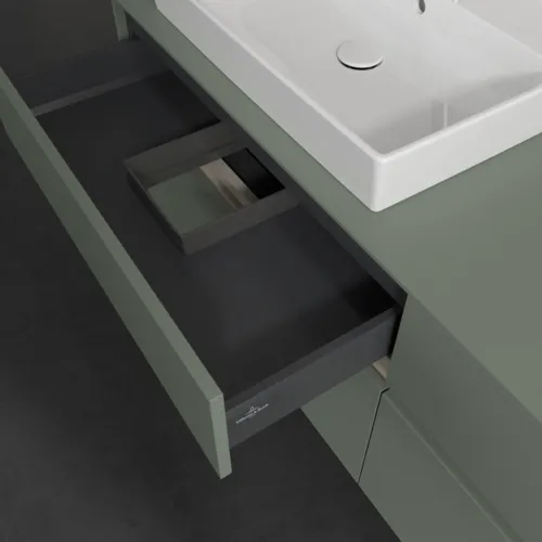 VILLEROY BOCH Toaletní skříňka Collaro, 4 výsuvy, 1600 x 548 x 500 mm, Soft Green / Soft Green #C02200AF, obrázek 7