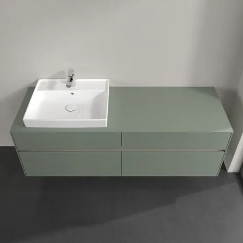 VILLEROY BOCH Toaletní skříňka Collaro, 4 výsuvy, 1600 x 548 x 500 mm, Soft Green / Soft Green #C02200AF, obrázek 4