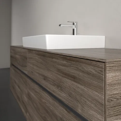 VILLEROY BOCH Toaletní skříňka Collaro, 4 výsuvy, 1600 x 548 x 500 mm, dub kamenný #C02500RK, obrázek 5