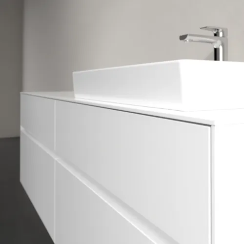 VILLEROY BOCH Toaletní skříňka Collaro, 4 výsuvy, 1600 x 548 x 500 mm, lesklá bílá / lesklá bílá #C02300DH, obrázek 5