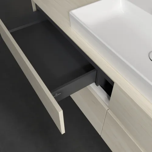 VILLEROY BOCH Toaletní skříňka Collaro, 4 výsuvy, 1600 x 548 x 500 mm, bílý dub / bílý dub #C02800AA, obrázek 7