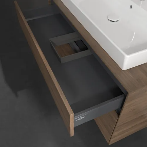 VILLEROY BOCH Toaletní skříňka Collaro, 2 výsuvy, 1000 x 548 x 500 mm, Arizona Oak / Arizona Oak #C02000VH, obrázek 7