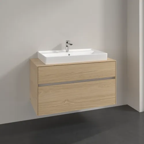 VILLEROY BOCH Toaletní skříňka Collaro, 2 výsuvy, 1000 x 548 x 500 mm, severský dub / severský dub #C02000VJ, obrázek 2