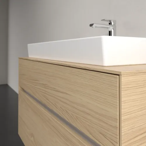 VILLEROY BOCH Toaletní skříňka Collaro, 2 výsuvy, 1000 x 548 x 500 mm, severský dub / severský dub #C02000VJ, obrázek 5