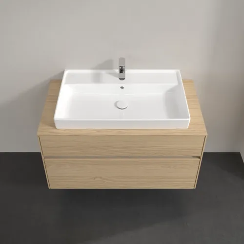 VILLEROY BOCH Toaletní skříňka Collaro, 2 výsuvy, 1000 x 548 x 500 mm, severský dub / severský dub #C02000VJ, obrázek 4