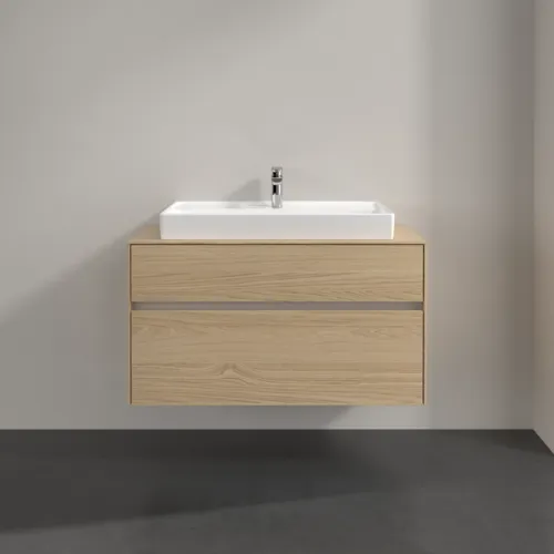 VILLEROY BOCH Toaletní skříňka Collaro, 2 výsuvy, 1000 x 548 x 500 mm, severský dub / severský dub #C02000VJ, obrázek 3
