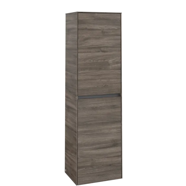 VILLEROY BOCH Vysoká skříň Collaro, 2 dveře, 454 x 1538 x 349 mm, dub kamenný #C03401RK