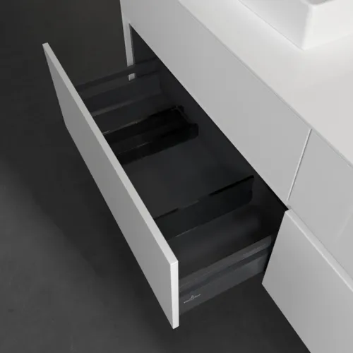 VILLEROY BOCH Toaletní skříňka Collaro, s osvětlením, 4 výsuvy, 1600 x 548 x 500 mm, lesklá bílá / lesklá bílá #C021B0DH, obrázek 7