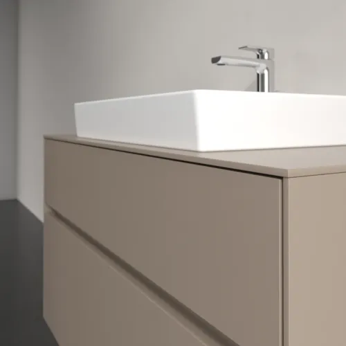 VILLEROY BOCH Toaletní skříňka Collaro, 2 výsuvy, 1000 x 548 x 500 mm, taupe / taupe #C01900VM, obrázek 5