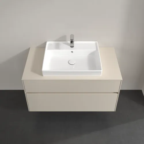 VILLEROY BOCH Toaletní skříňka Collaro, 2 výsuvy, 1000 x 548 x 500 mm, Cashmere Grey / Cashmere Grey #C01900VN, obrázek 4