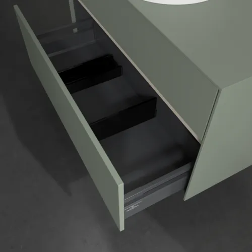 VILLEROY BOCH Toaletní skříňka Collaro, 2 výsuvy, 1000 x 548 x 500 mm, Soft Green / Soft Green #C03800AF, obrázek 6