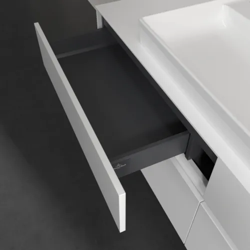 VILLEROY BOCH Toaletní skříňka Collaro, 4 výsuvy, 1600 x 548 x 500 mm, lesklá bílá / lesklá bílá #C03100DH, obrázek 7