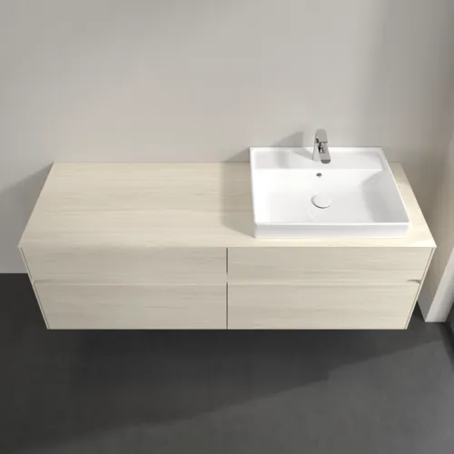 VILLEROY BOCH Toaletní skříňka Collaro, 4 výsuvy, 1600 x 548 x 500 mm, bílý dub / bílý dub #C02300AA, obrázek 4