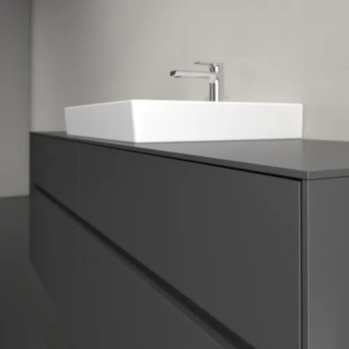 VILLEROY BOCH Toaletní skříňka Collaro, 4 výsuvy, 1600 x 548 x 500 mm, grafitová / grafitová #C02500VR, obrázek 5