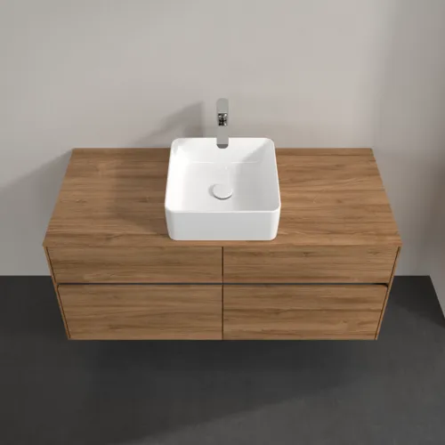 VILLEROY BOCH Toaletní skříňka Collaro, 4 výsuvy, 1200 x 548 x 500 mm, dub Kansas #C04100RH, obrázek 4