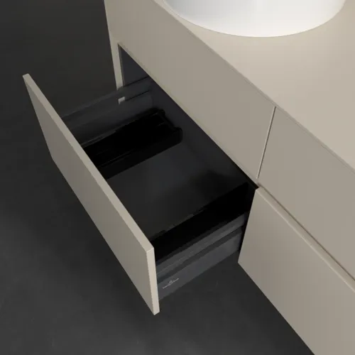 VILLEROY BOCH Toaletní skříňka Collaro, 4 výsuvy, 1200 x 548 x 500 mm, Cashmere Grey / Cashmere Grey #C04200VN, obrázek 6