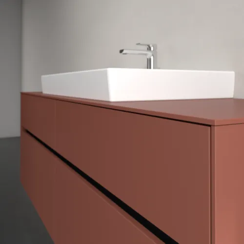 VILLEROY BOCH Toaletní skříňka Collaro, 4 výsuvy, 1600 x 548 x 500 mm, Vínově červená / Vínově červená #C02800AH, obrázek 5