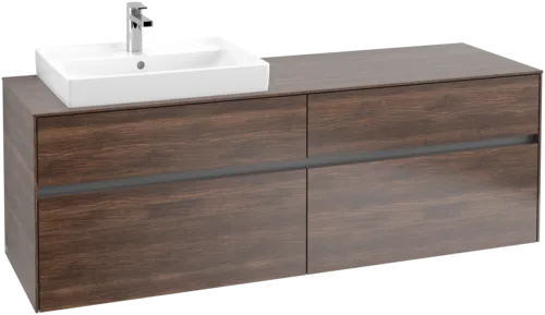 VILLEROY BOCH Toaletní skříňka Collaro, s osvětlením, 4 výsuvy, 1600 x 548 x 500 mm, Arizona Oak / Arizona Oak #C022B0VH