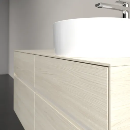 VILLEROY BOCH Toaletní skříňka Collaro, 4 výsuvy, 1200 x 548 x 500 mm, bílý dub / bílý dub #C04300AA, obrázek 5