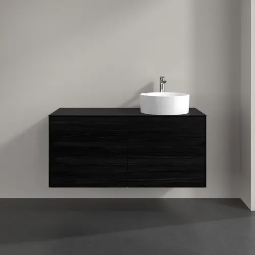 VILLEROY BOCH Toaletní skříňka Collaro, 4 výsuvy, 1200 x 548 x 500 mm, černý dub / černý dub #C04300AB, obrázek 3