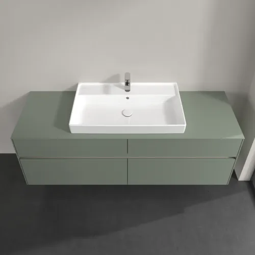 VILLEROY BOCH Toaletní skříňka Collaro, s osvětlením, 4 výsuvy, 1600 x 548 x 500 mm, Soft Green / Soft Green #C028B0AF, obrázek 4