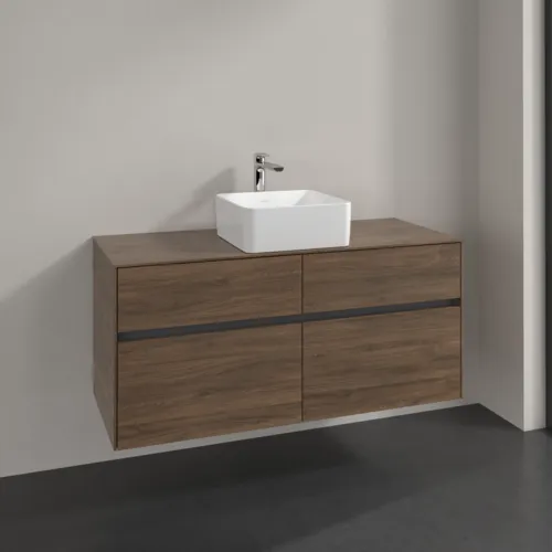 VILLEROY BOCH Toaletní skříňka Collaro, 4 výsuvy, 1200 x 548 x 500 mm, Arizona Oak / Arizona Oak #C04100VH, obrázek 2