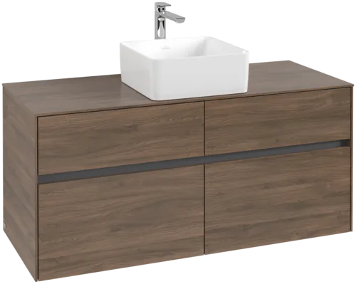 VILLEROY BOCH Toaletní skříňka Collaro, 4 výsuvy, 1200 x 548 x 500 mm, Arizona Oak / Arizona Oak #C04100VH