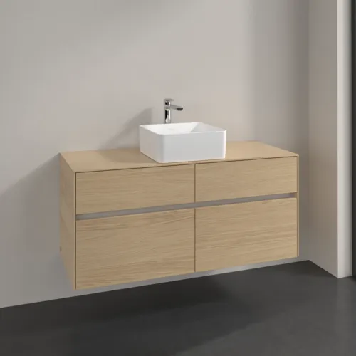 VILLEROY BOCH Toaletní skříňka Collaro, 4 výsuvy, 1200 x 548 x 500 mm, severský dub / severský dub #C04100VJ, obrázek 2