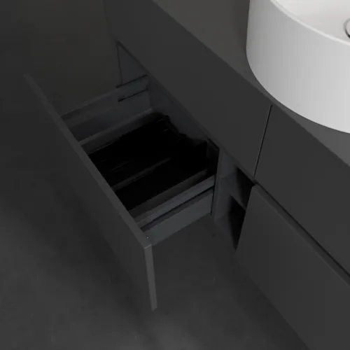 VILLEROY BOCH Collaro toaletní skříňka, 4 výsuvy, 1200 x 548 x 500 mm, Grafit / Grafit #C04100VR, obrázek 6