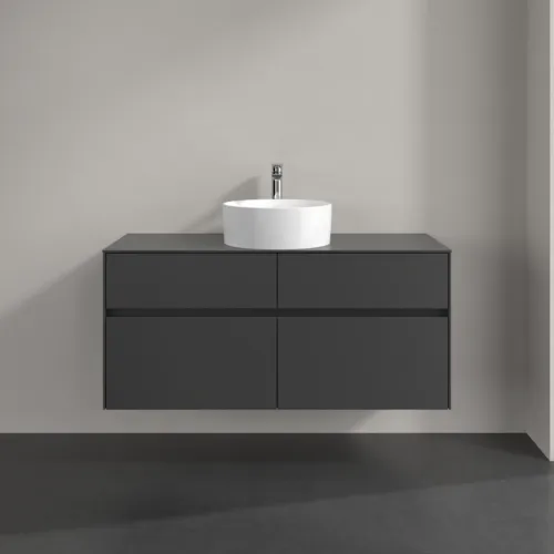 VILLEROY BOCH Collaro toaletní skříňka, 4 výsuvy, 1200 x 548 x 500 mm, Grafit / Grafit #C04100VR, obrázek 3