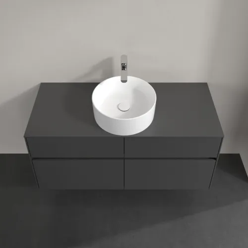VILLEROY BOCH Collaro toaletní skříňka, 4 výsuvy, 1200 x 548 x 500 mm, Grafit / Grafit #C04100VR, obrázek 4